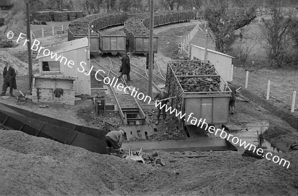 LOADING TURF TRAIN NEAR PORTARLINGTON